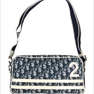 Christian Dior Vintage Trotter Messenger Bag 💙🦋